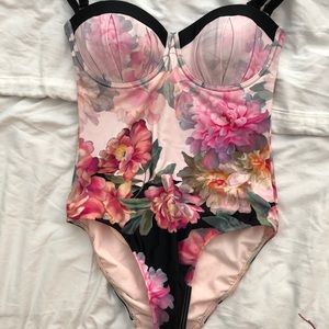 Ted Baker London Floral One Piece Suit